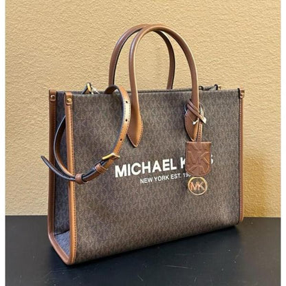 Michael kors mirella tote bag with dust bag(100813 coffebrown)