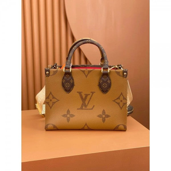 Louis Vuitton Onthego Pm With Og Box And Dust Bag Including Carry Bag (Brown)