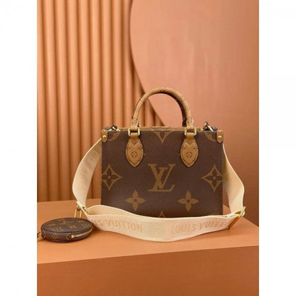Louis Vuitton Onthego Pm With Og Box And Dust Bag Including Carry Bag (Brown)