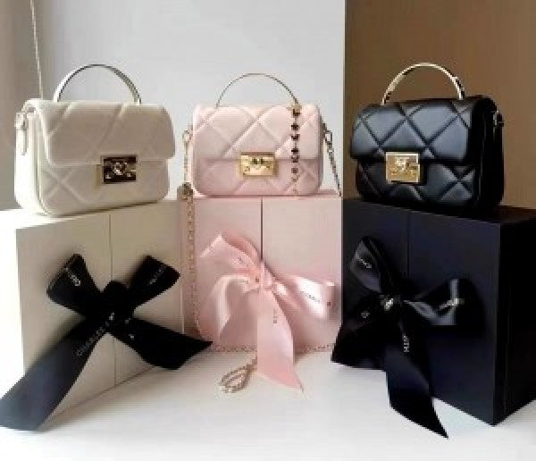 CHARLES &amp; KEITH HOBO BAG WITH OG BOX (PINK)