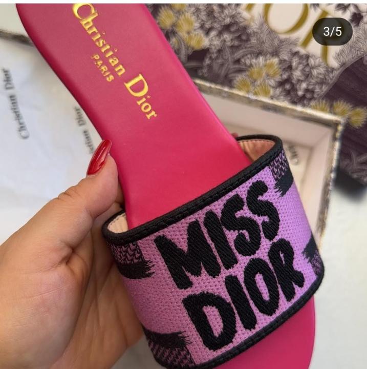 Miss Dior Dway Flats With Original Box Carry Bag