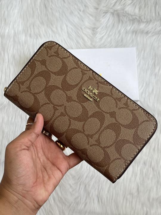 Coacch long wallet premium quality with box