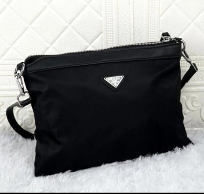 Prada Nylon Tote Bag With Dustbag Pouch Wallet Slingbelt
