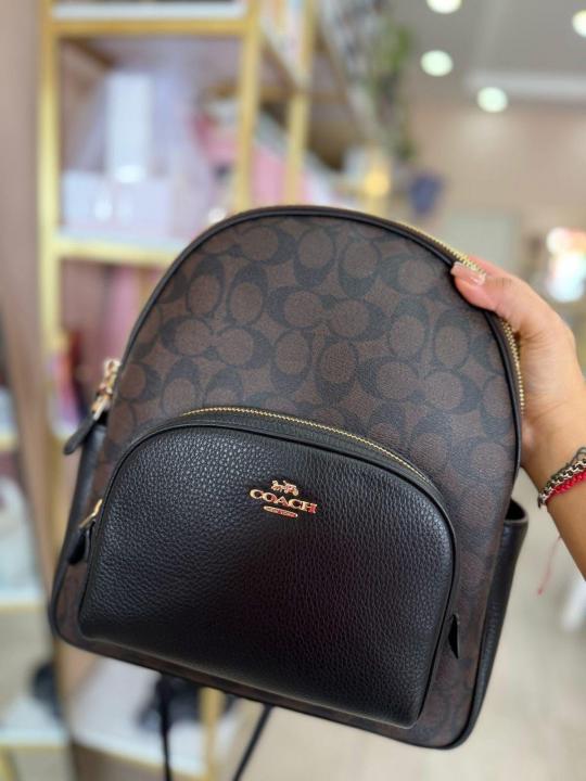 Coach backpack with dust cover premium quality