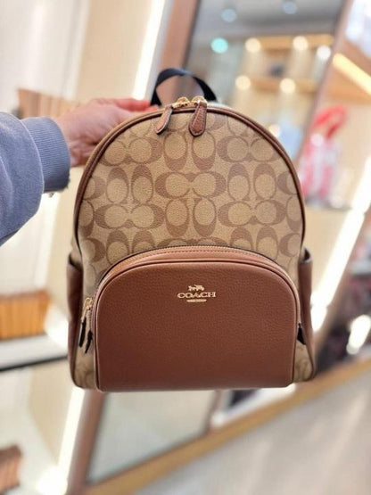 Coach backpack with dust cover premium quality