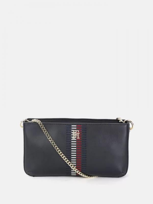 TOMMY HILFIGER STRUCTURED SLING BAG WITH BOX