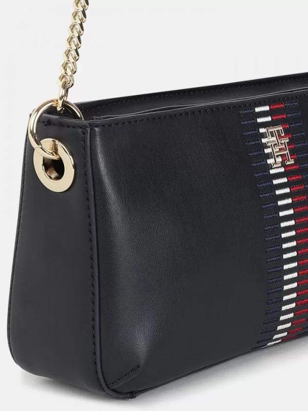 TOMMY HILFIGER STRUCTURED SLING BAG WITH BOX