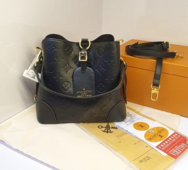 Louis vuitton Bucket Sling Bag With Box Dust Bag Sling Belt