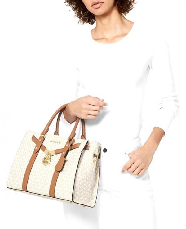 Miichael Kors MK Nouveau Hamilton Large Satchel Bag With Dust Bag