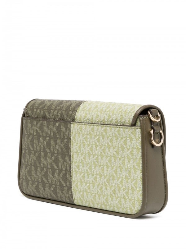 Michael kors Bradshaw Two Tone Logo Convertible Shoulder bag with box