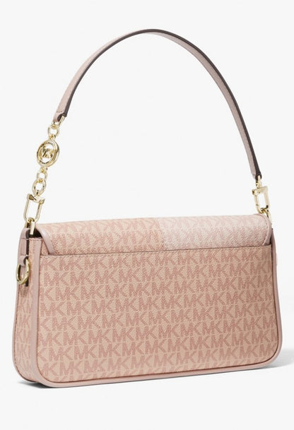 Michael kors Bradshaw Two Tone Logo Convertible Shoulder bag with box