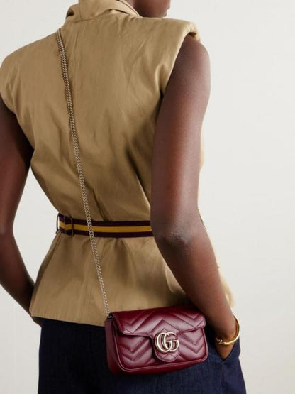 Gucci marmont mini sling bag premium quality with og box