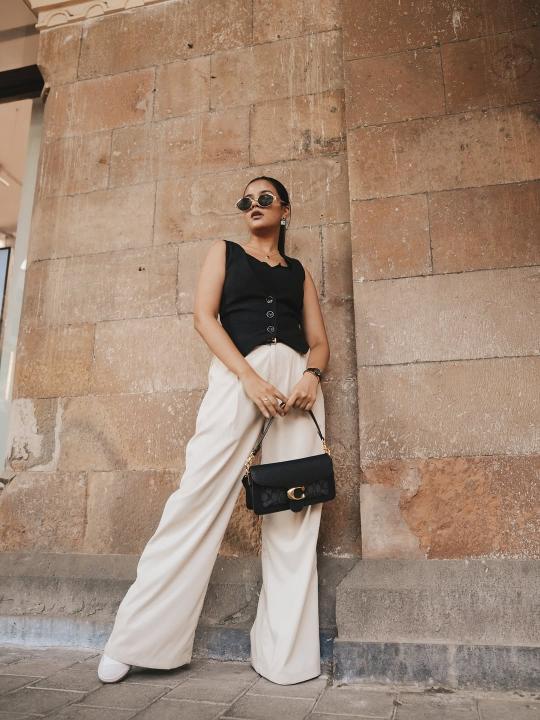 Coaach Tabby Shoulder Bag With Signature Canvas