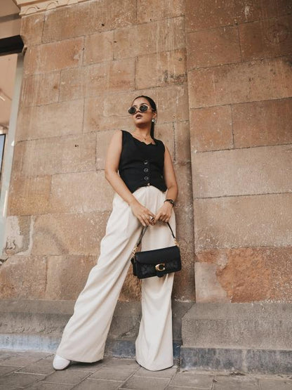 Coaach Tabby Shoulder Bag With Signature Canvas