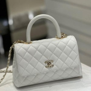 CHANEL Top Handle Bag With OG Box
