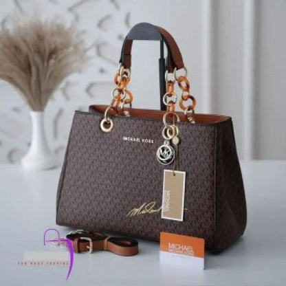 MICHAEEL KORRS CYNTHIA TOTE WITH DUST BAG AND SLING