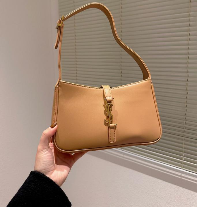 YSL BLACK PREMIUM LEATHER HAND BAG WITH OG BOX