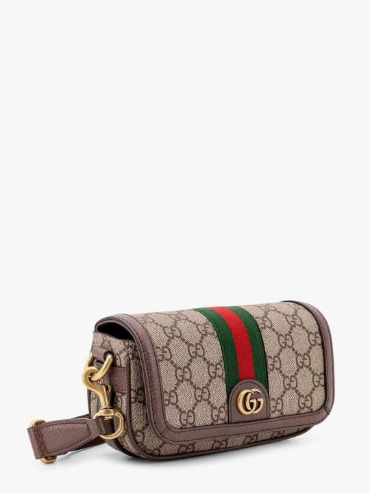 GUCCIOPHIDIA GG CANVAS CROSSBODY BAG WITH BOX