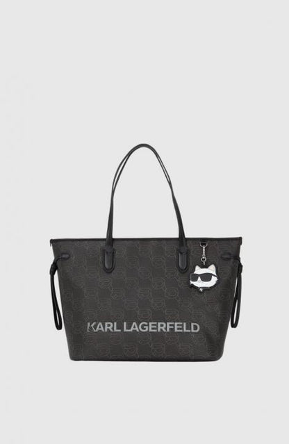Karrl lagerfeld ikon large monogram totebag
