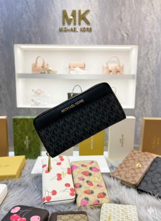 michael kors Zipper Wallet For Women With Box