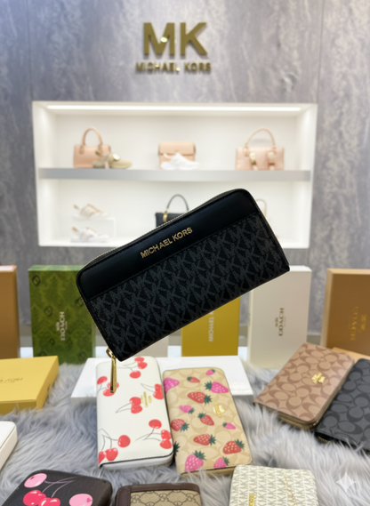 michael kors Zipper Wallet For Women With Box