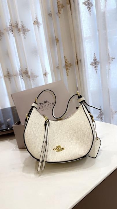 Coach_ kleo hobo bag in signature canvas bag with box