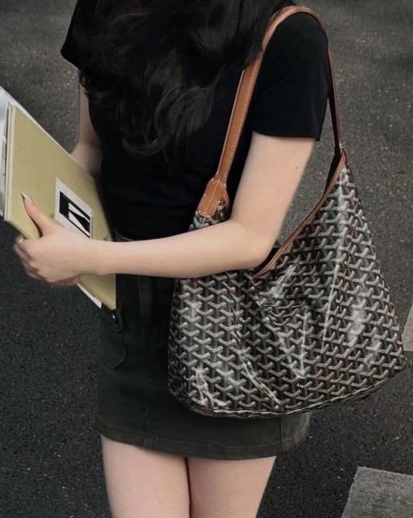 Goyarrd Boheme Hobo Bag With Dustbag &amp; Small Pouch
