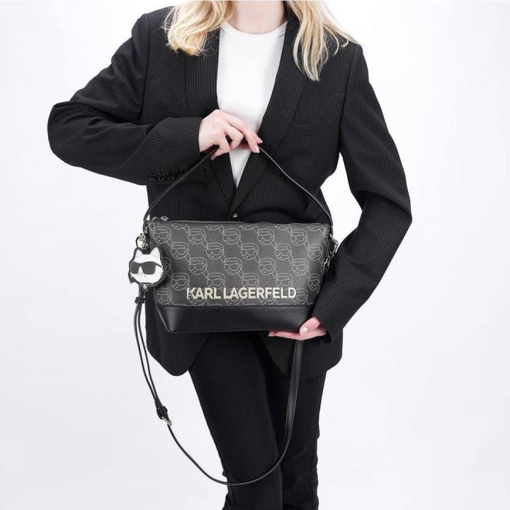 Karrl lagerfield ikon crossbody bag with dustbag