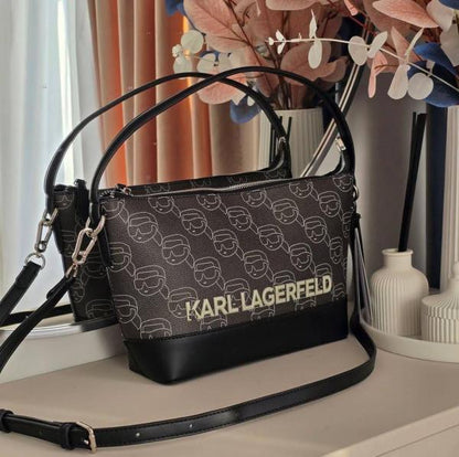 Karrl lagerfield ikon crossbody bag with dustbag