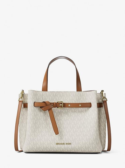 MICHAEL KORS MIRROR EMILIA LOGO MINI TOTE BAG WITHOUTBOX