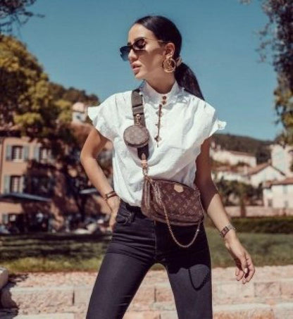 Louis vuitton pochette belt with og box