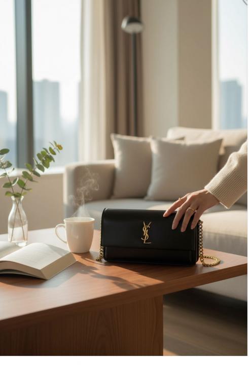 Saiint Laurrent Sunset Shoulder Bag With Box And Dust Bag