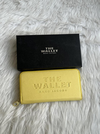 Marrc Jacob Black Long Zippy Wallet With Box