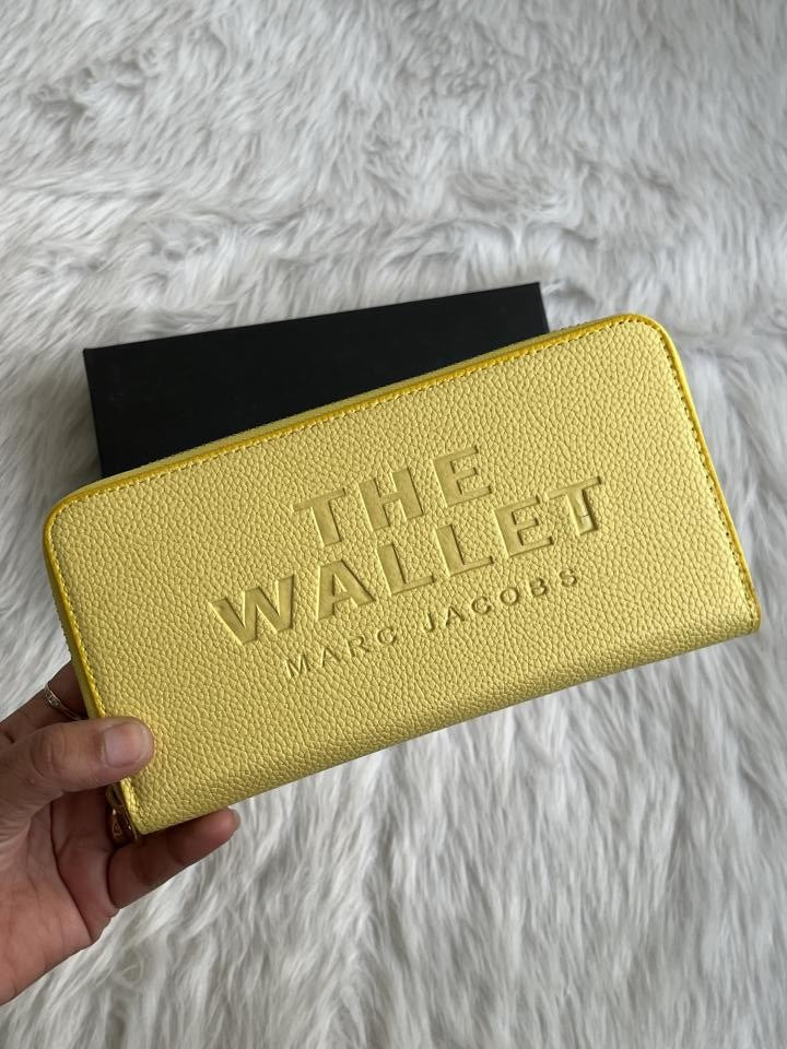 Marrc Jacob Black Long Zippy Wallet With Box