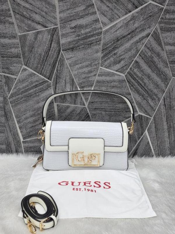 Gues Lexi Baguette Crossbody Bag With premium quality