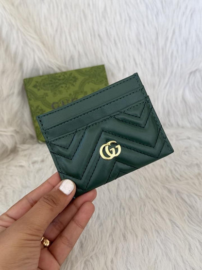Guccii Marmont Unisex Card Holder With Box