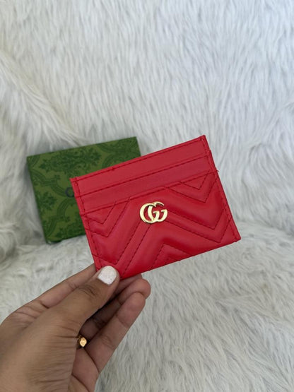 Guccii Marmont Unisex Card Holder With Box