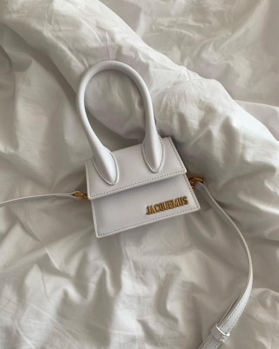 Jaccquemus Le Chiquito Noeud mini leather bag with box premium quality
