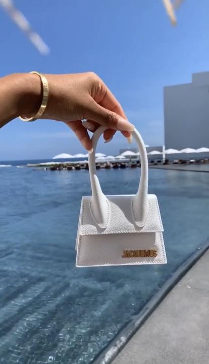 Jaccquemus Le Chiquito Noeud mini leather bag with box premium quality