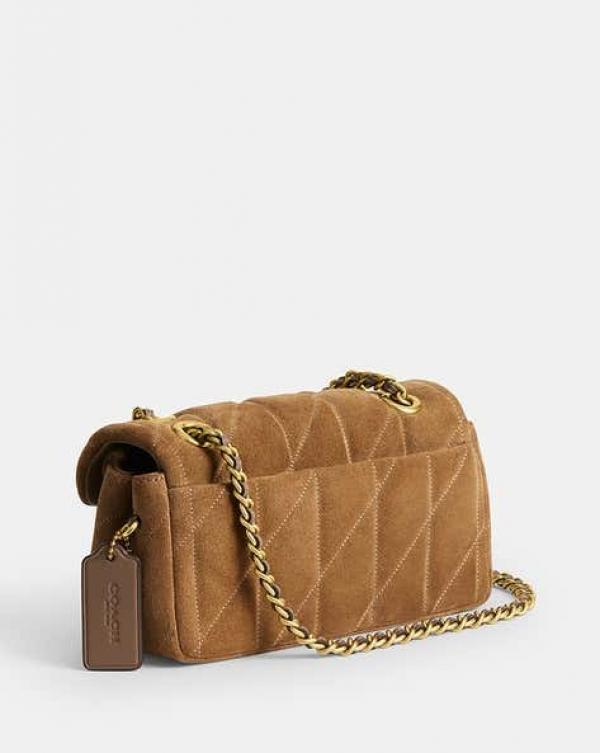 Coaach Tabby Quilted Leather Shoulder Bag With Box Dust bag Bill