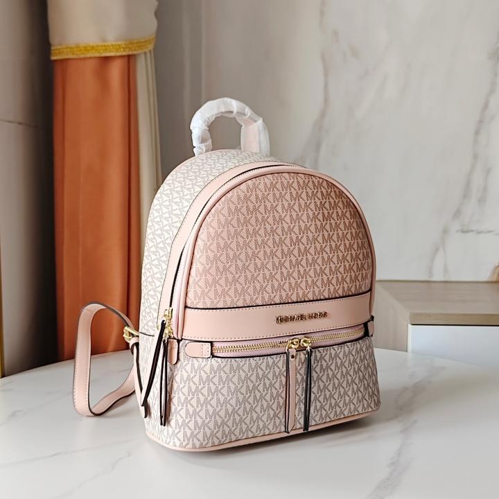 Michael Kors Signature Edition Medium Backpack With carryBag DustCover
