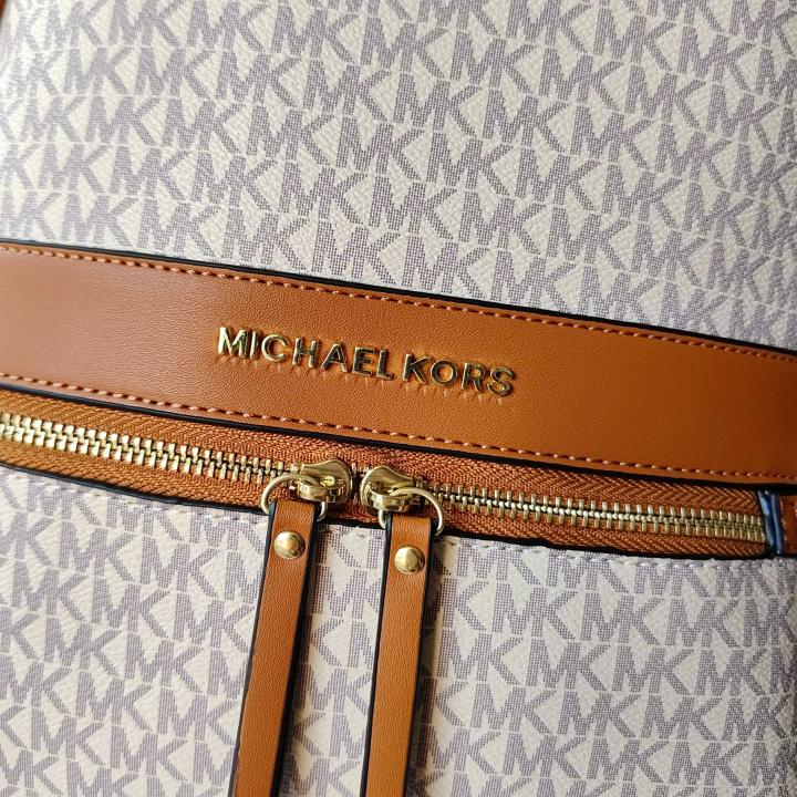 Michael Kors Signature Edition Medium Backpack With carryBag DustCover
