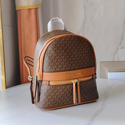 Michael Kors Signature Edition Medium Backpack With carryBag DustCover