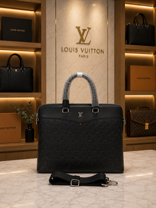 Louiis Vuiitton Polished Premium Quality Laptop Bag