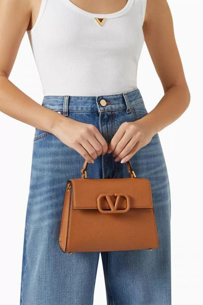 Valentinoo White Sling Shoulder Bag With Dust Cover