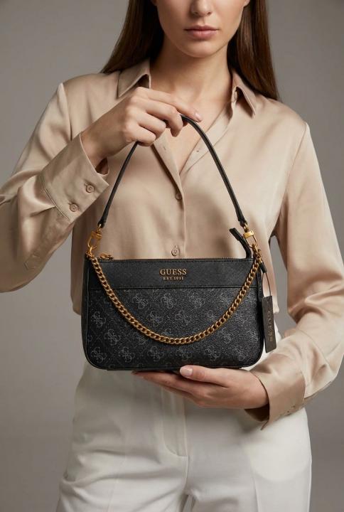 Gueess Katey Mini Top Zip Shoulder Bag with box premium quality
