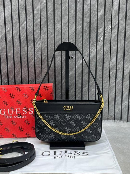 Gueess Katey Mini Top Zip Shoulder Bag with box premium quality