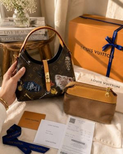 Louiis Vuitton trunk 2 handbag with premium quality box