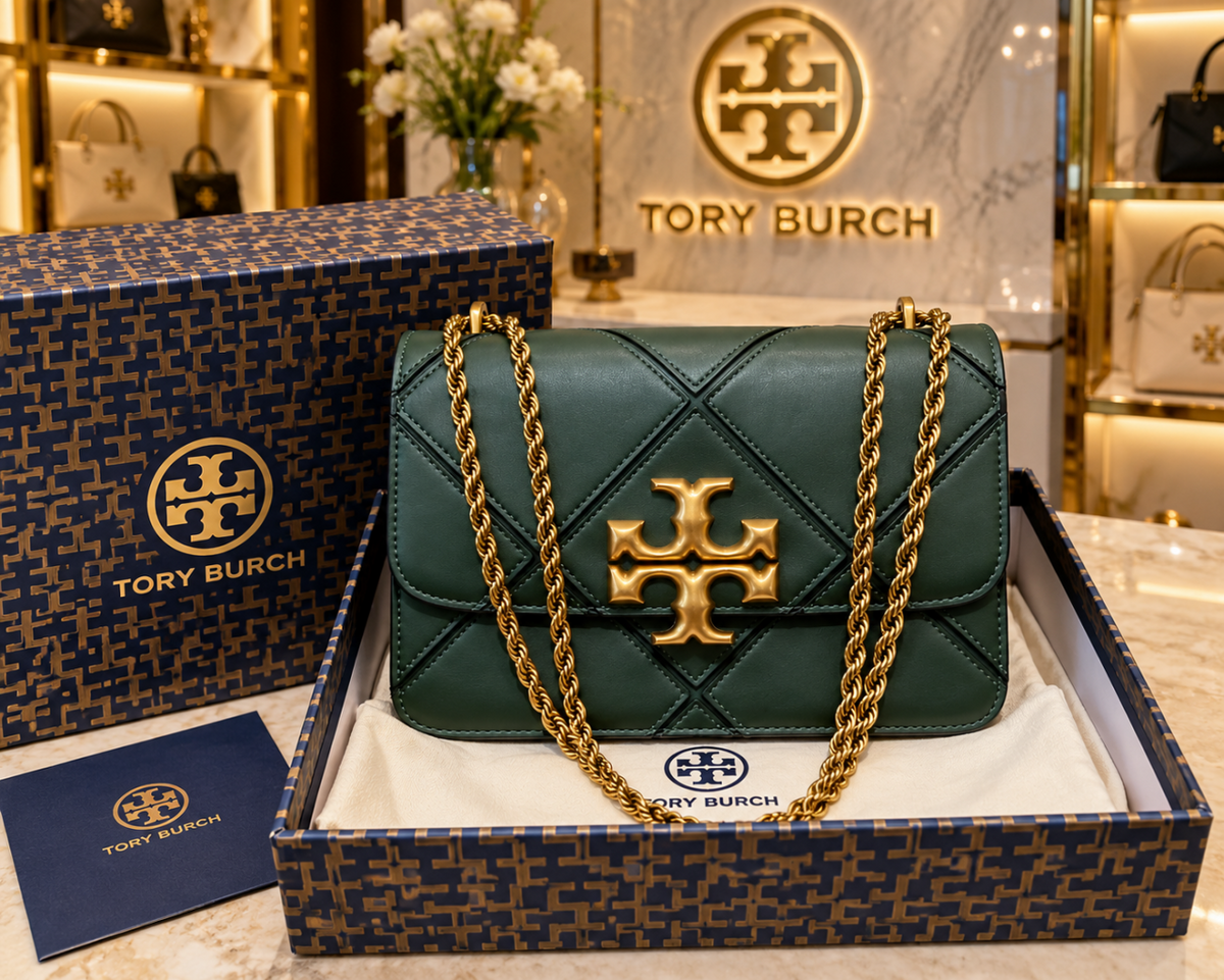 Torry Bucch Eleanor Shoulder Bag With Dust Bag And Premium Quality Box