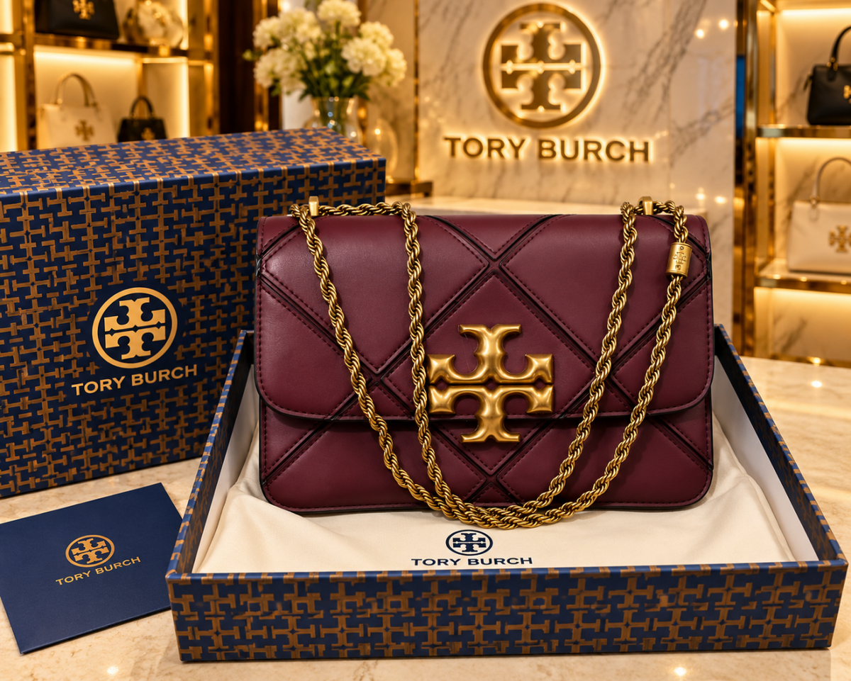 Torry Bucch Eleanor Shoulder Bag With Dust Bag And Premium Quality Box